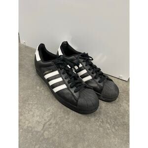 Adidas Superstar Originals Shoes Leather Black men 12